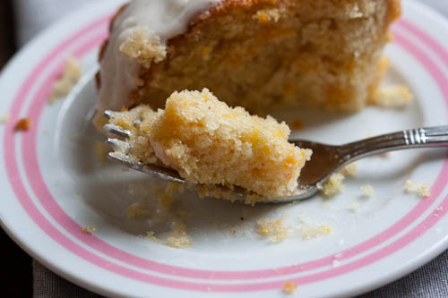 Bite of cake