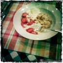drop biscuits with strawberries and cream drop biscuits with strawberries and cream