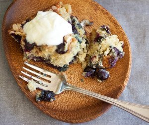 Blueberry Buckle and Greek Yogurt Blueberry Buckle and Greek Yogurt