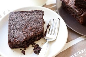 bite of brownie bite of brownie