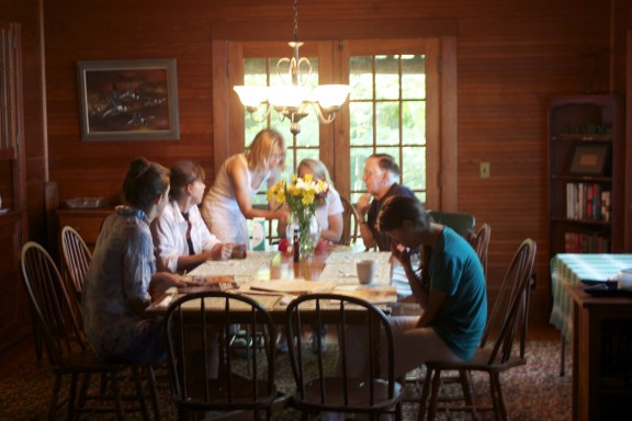 breakfast table