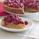 cranberry tart slice