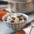 warm farro cereal