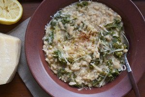 white bean and barley stew