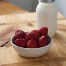 Roasted Strawberries and Yogurt