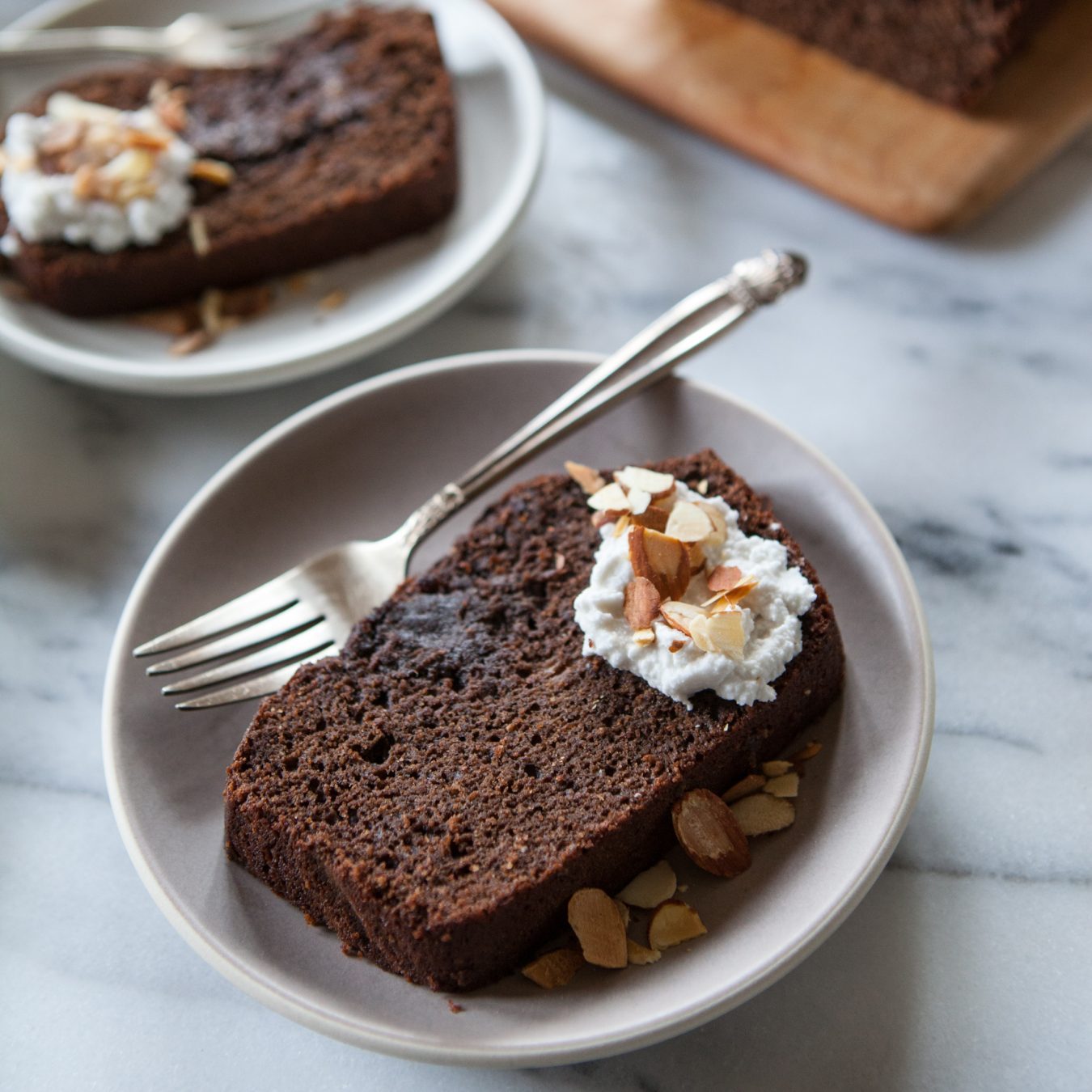 Double Chocolate Almond Loaf Cake A Sweet Spoonful