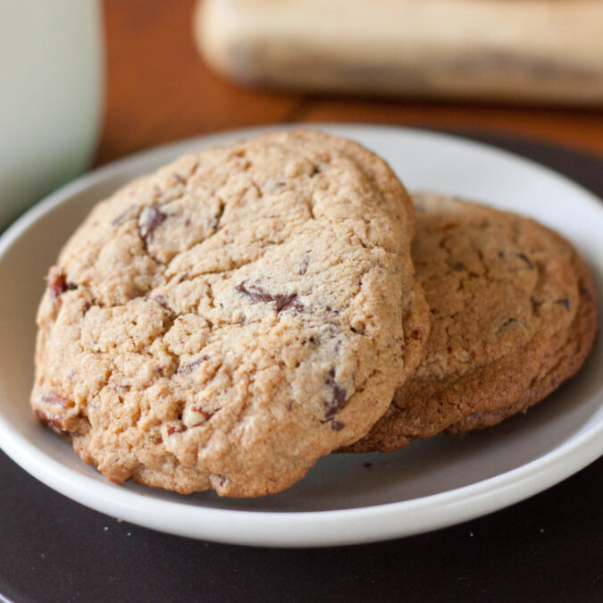 Whole Wheat Chocolate Chip Cookies