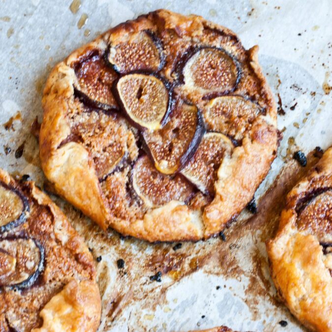 Rustic Fig and Almond Cream Galette