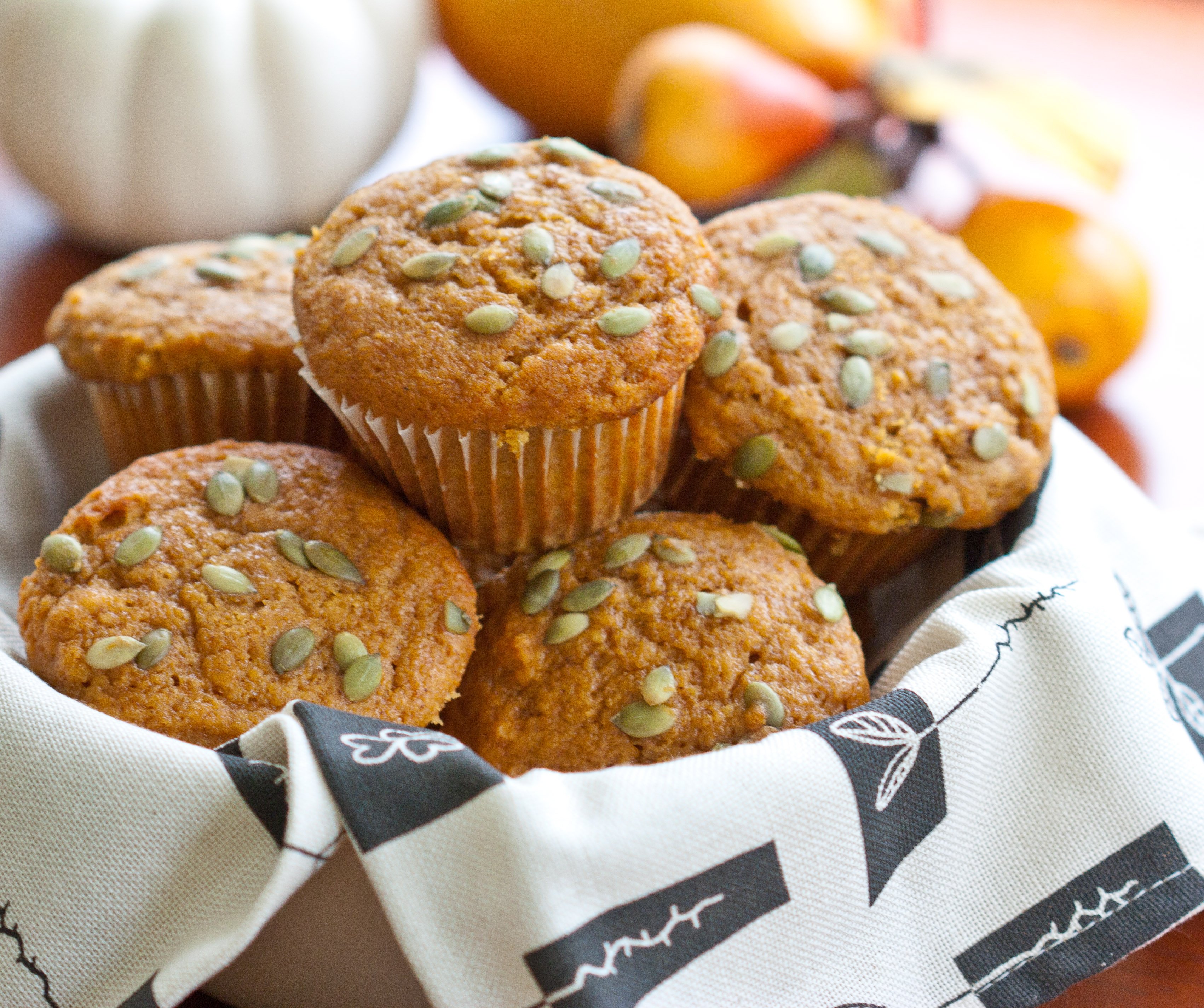 Pumpkin Jumbo Muffins - The Dizzy Cook
