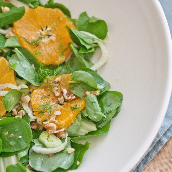 Watercress, Orange and Fennel Salad