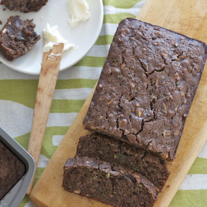 Zucchini-Chocolate Olive Oil Bread Recipe