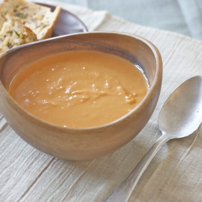 Gingered Sweet Potato and Coconut Soup Recipe