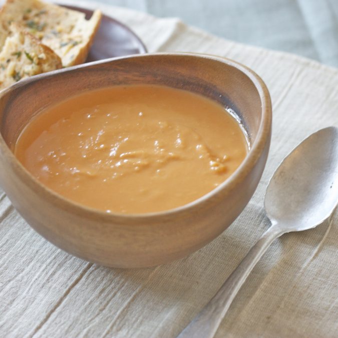 Gingered Sweet Potato and Coconut Soup