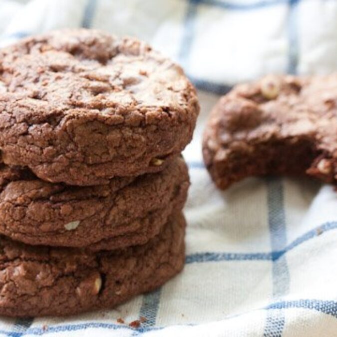Soft Hazelnut Chocolate Cookies
