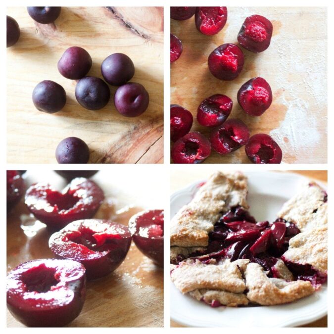 Gingered Plum Galette