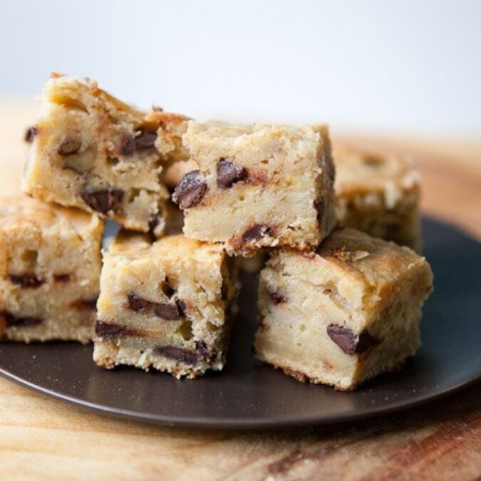 Banana Walnut Blondies