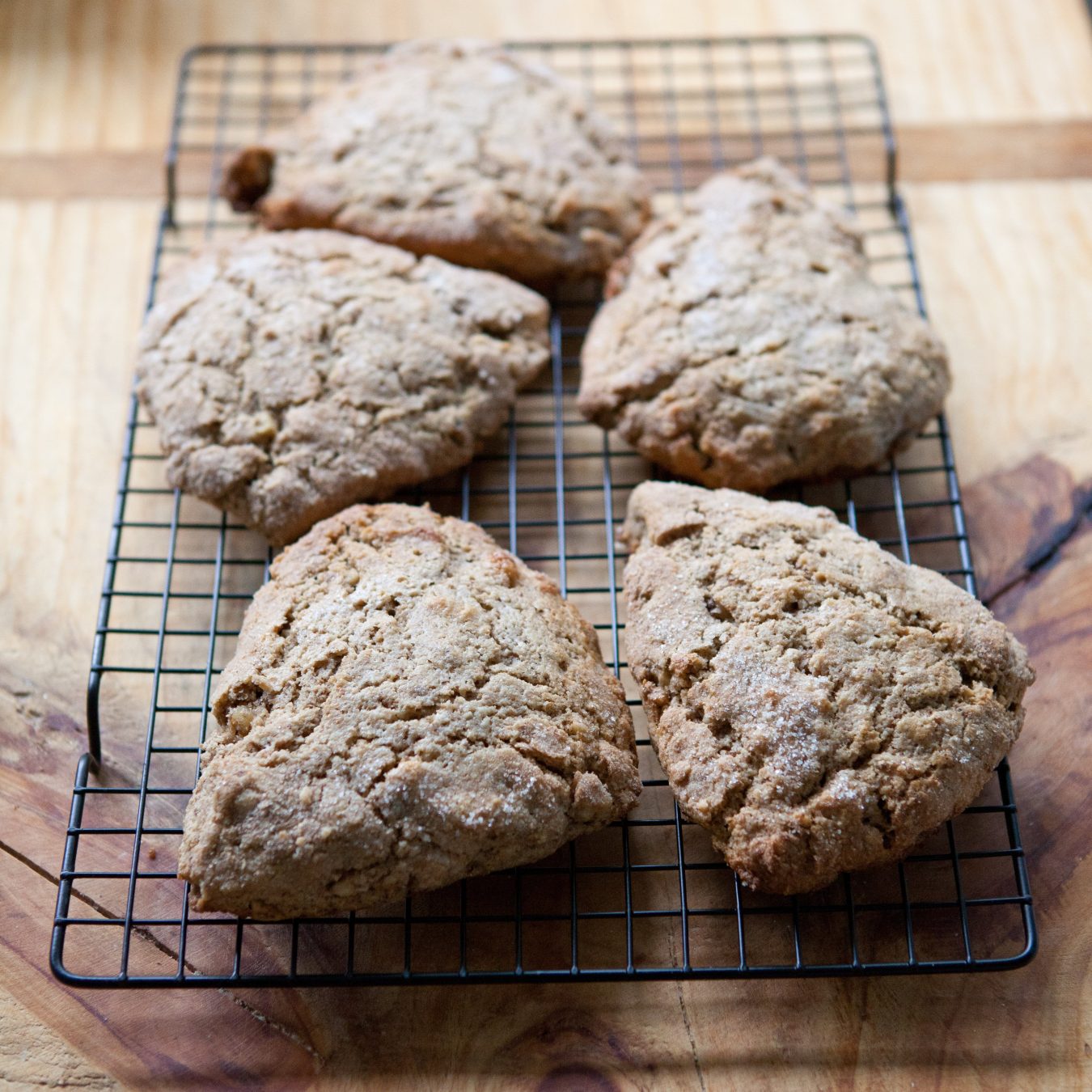 Whole Wheat Maple Walnut Scones