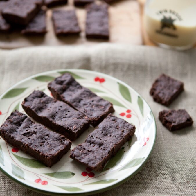 Nibby Chocolate Buckwheat Shortbread
