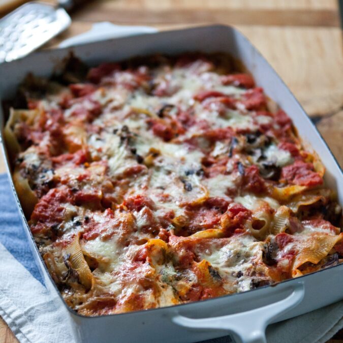 Stuffed Shells with Fennel and Radicchio