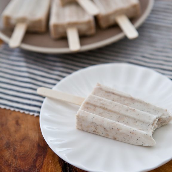 Toasted Coconut Popsicles | A Sweet Spoonful