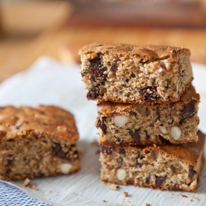 Almond Butter Blondies + The Waiting Game