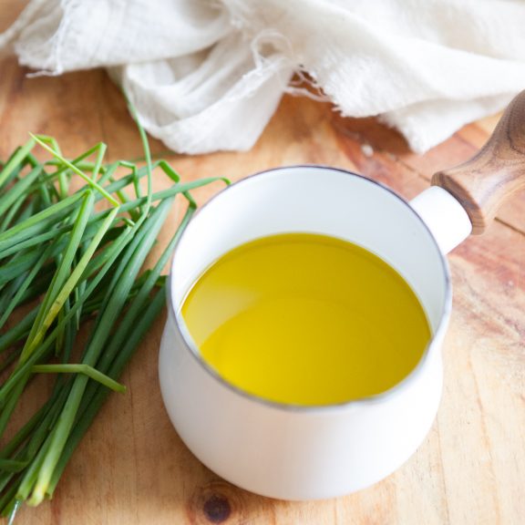 Fresh Chive Oil | A Sweet Spoonful