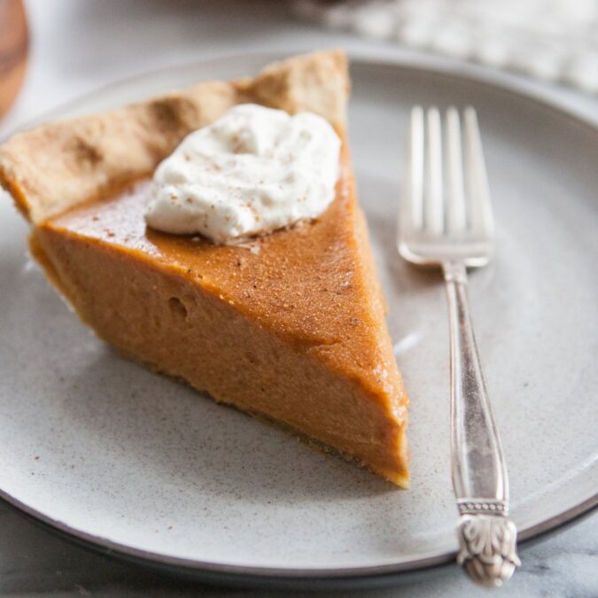 Brown Butter Sweet Potato Pie with Kamut Crust