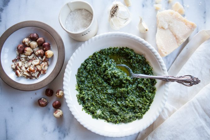 Minestrone Verde with White Beans and Pesto | A Sweet Spoonful