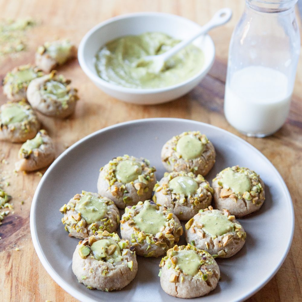 Pistachio Thumbprint Cookies A Sweet Spoonful