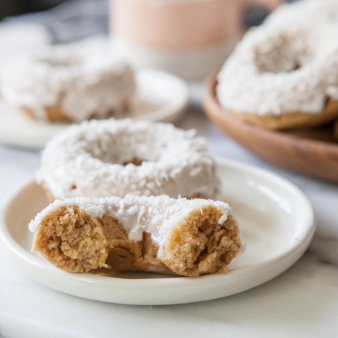 Baked Coconut Donuts | A Sweet Spoonful