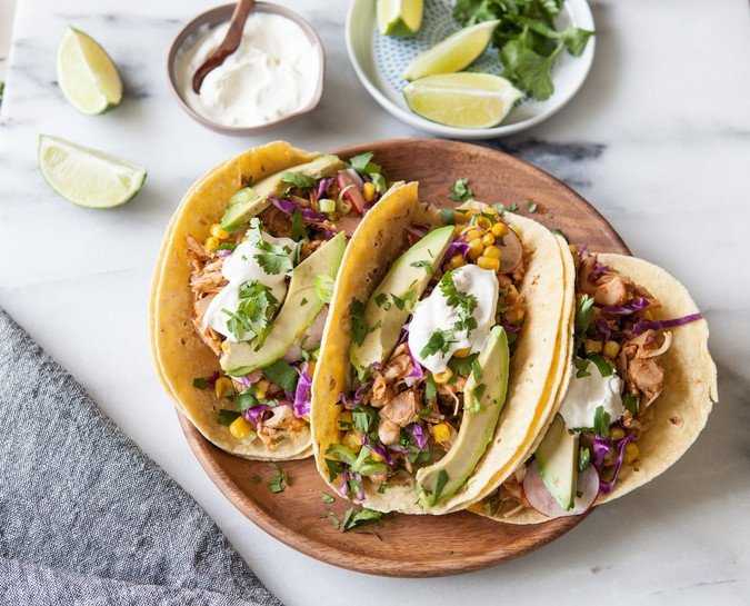 BBQ Pulled Jackfruit Tacos | A Sweet Spoonful