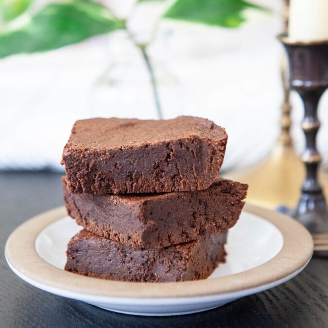 Deep, Dark Chocolate Brownies